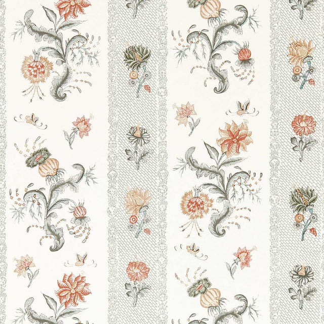 Zoffany Papaver Stripe Tuscan Pink/Nimbus Wallpaper
