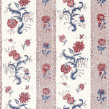 Zoffany Papaver Stripe Indigo/Madder Wallpaper