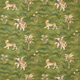Zoffany Jaipur Deep Moss Fabric