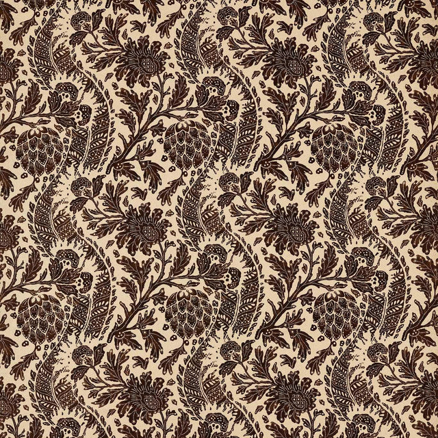 Zoffany Cochin Vine Black Fabric