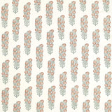 Zoffany Sanganeri Block Print Tuscan Pink/Eau de Nil Fabric