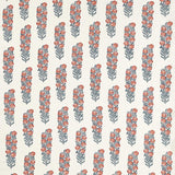 Zoffany Sanganeri Block Print Indigo/Madder Fabric