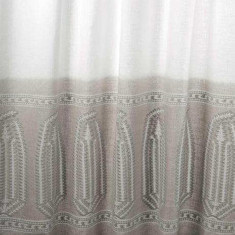 Zoffany Zardozi Ombre Quartz Grey Fabric
