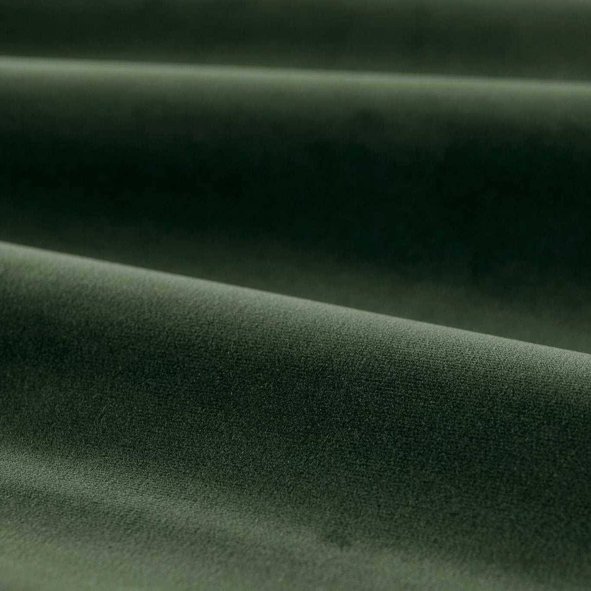 Zoffany Cotton Velvet Performance Deep Moss Fabric