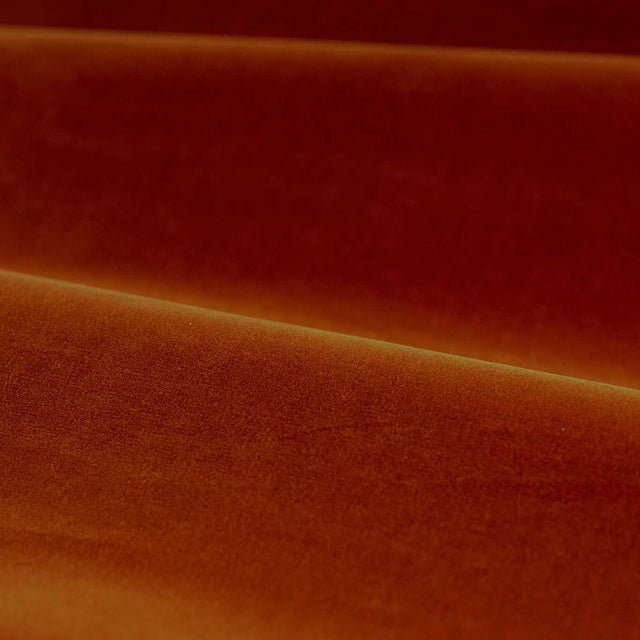 Zoffany Cotton Velvet Performance Terracotta Fabric
