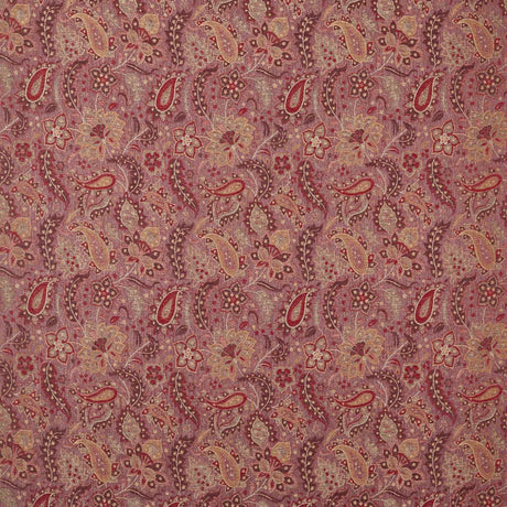 Zoffany Caserta Paisley Pale Ruby Fabric
