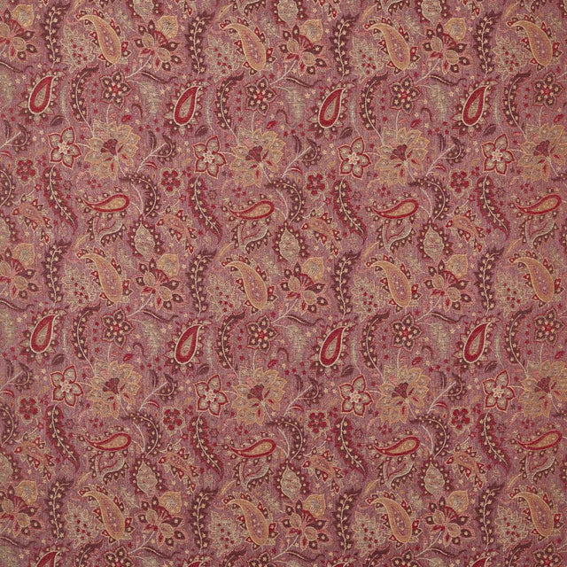 Zoffany Caserta Paisley Pale Ruby Fabric
