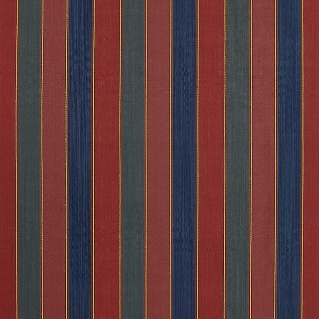 Zoffany Anatolian Stripe Madder/Indigo Fabric