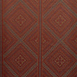 Zoffany Marquetry Trellis Venetian Red Fabric