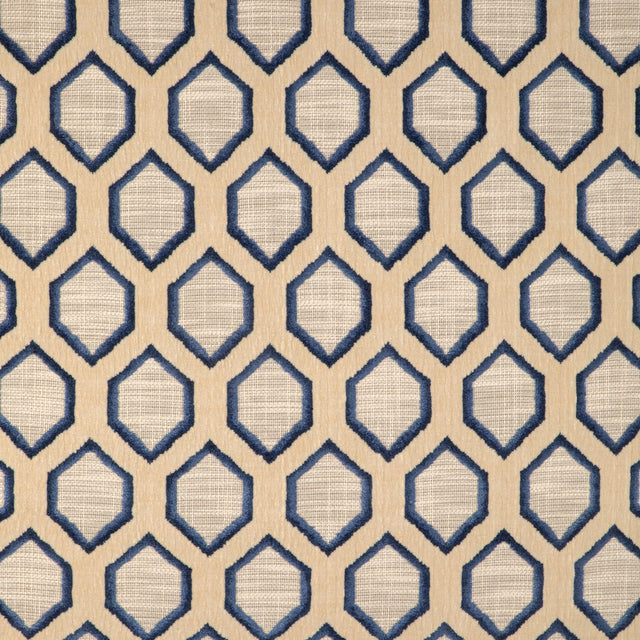 Kravet WATERLINES INDIGO Upholstery Fabric