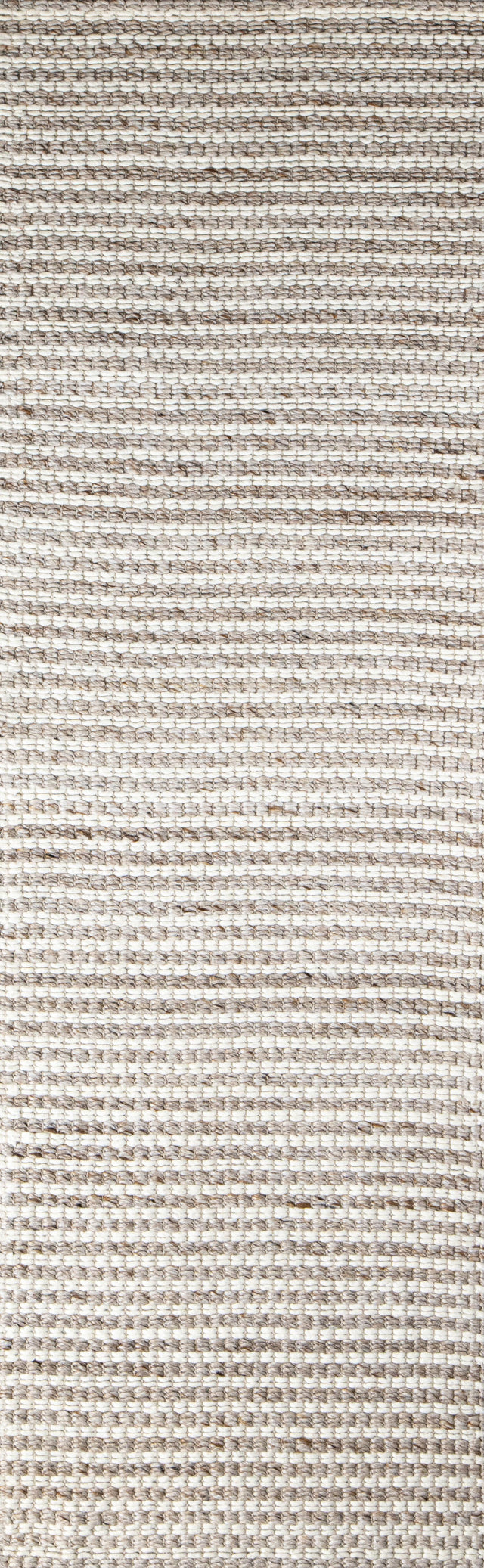 Bashian Anguilla Hand Woven Pet Yarn And Nz Wool Beige 2.5' x 8' Area Rug
