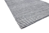 Bashian Anguilla Hand Woven Pet Yarn And Nz Wool Grey 3.5' x 5.5' Area Rug
