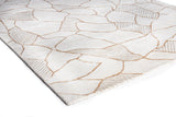 Bashian Larchmont Hand Tufted Wool And Viscose Beige 2.5' x 8' Area Rug