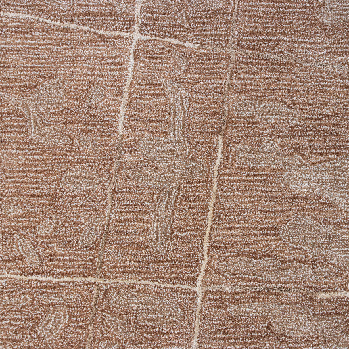 Bashian Larchmont Hand Tufted Wool And Viscose Cinnamon 2.5' x 8' Area Rug