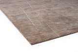 Bashian Larchmont Hand Tufted Wool And Viscose Cinnamon 2.5' x 8' Area Rug