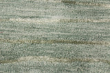 Bashian Greenwich Hand Tufted Wool And Viscose Aqua 6' x 6' Area Rug