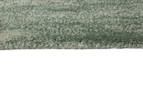 Bashian Greenwich Hand Tufted Wool And Viscose Aqua 6' x 6' Area Rug