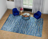 Bashian Greenwich Hand Tufted Wool And Viscose Azure 3.75' x 5.75' Area Rug