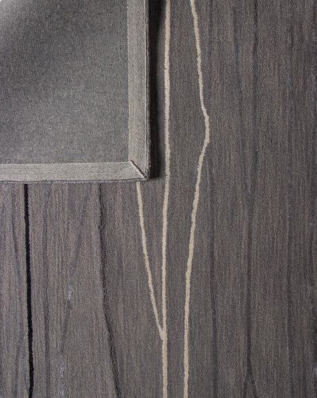 Bashian Greenwich Hand Tufted Wool And Viscose Grey 1.5' x 1.5' Area Rug