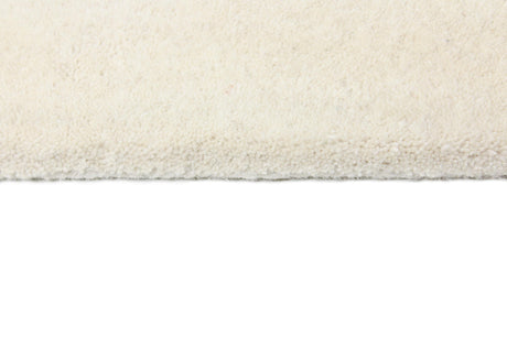 Bashian Greenwich Hand Tufted Wool And Viscose Ivory 8' x 8' Area Rug