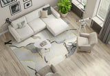 Bashian Greenwich Hand Tufted Wool And Viscose Iv/Grey 7.75' x 9.75' Area Rug
