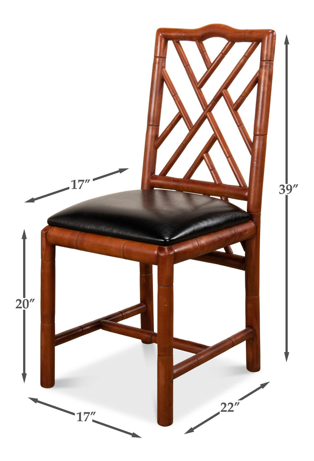 Sarreid Brighton Bamboo Side Chair