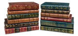 Sarreid Rebound Leather Books  Assorted  Set/12