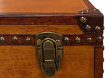 Sarreid Abilene Leather Box W/Stand
