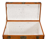 Sarreid Abilene Leather Box W/Stand