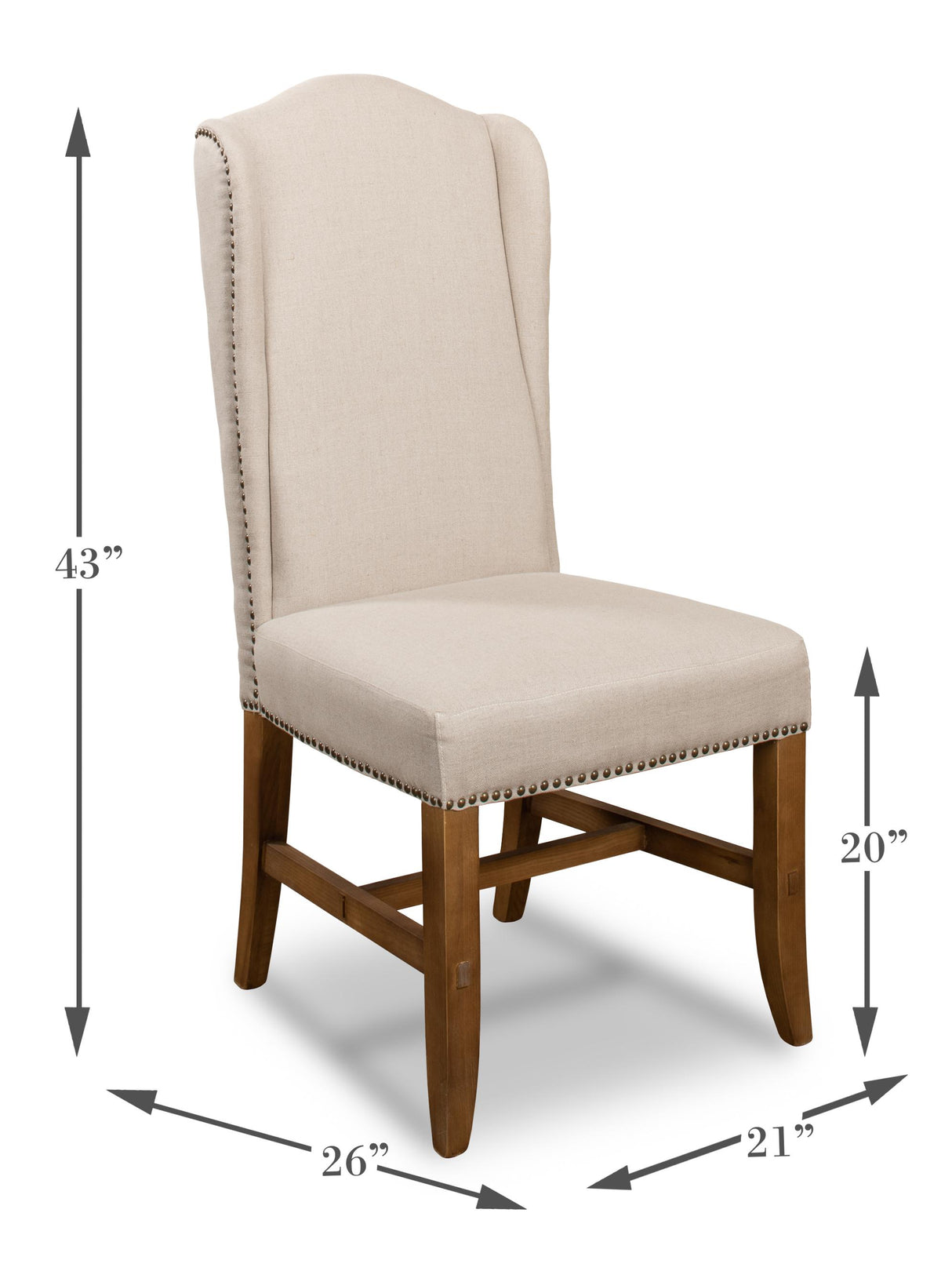 Sarreid High Back Dining Chair