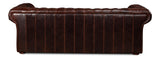Sarreid Piccadilly  Sofa  Club Leather