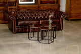 Sarreid Piccadilly  Sofa  Club Leather