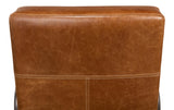 Sarreid Beverly Hills Chair  Cuba Brown Leather