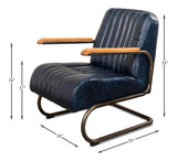 Sarreid Bel-Air Arm Chair  Blue