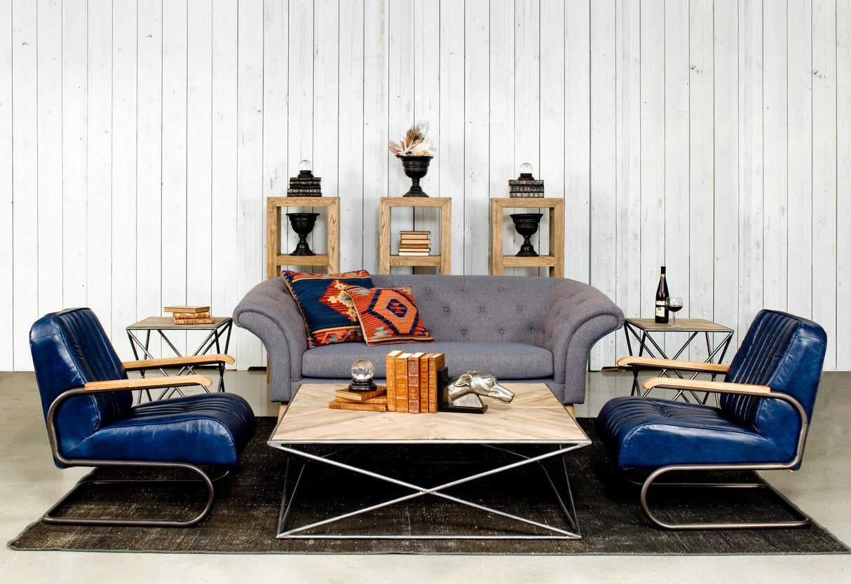 Sarreid Bel-Air Arm Chair  Blue