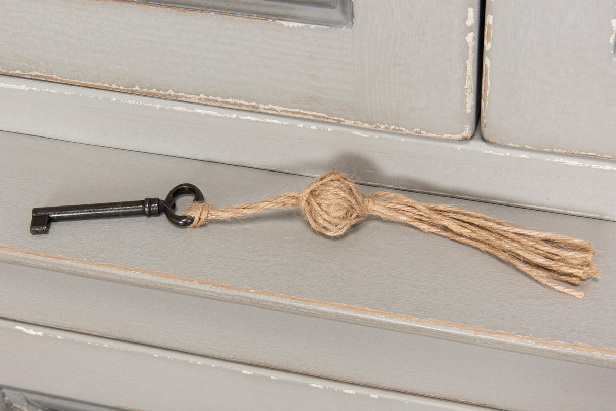 Sarreid Painted Directoire Style Cupboard