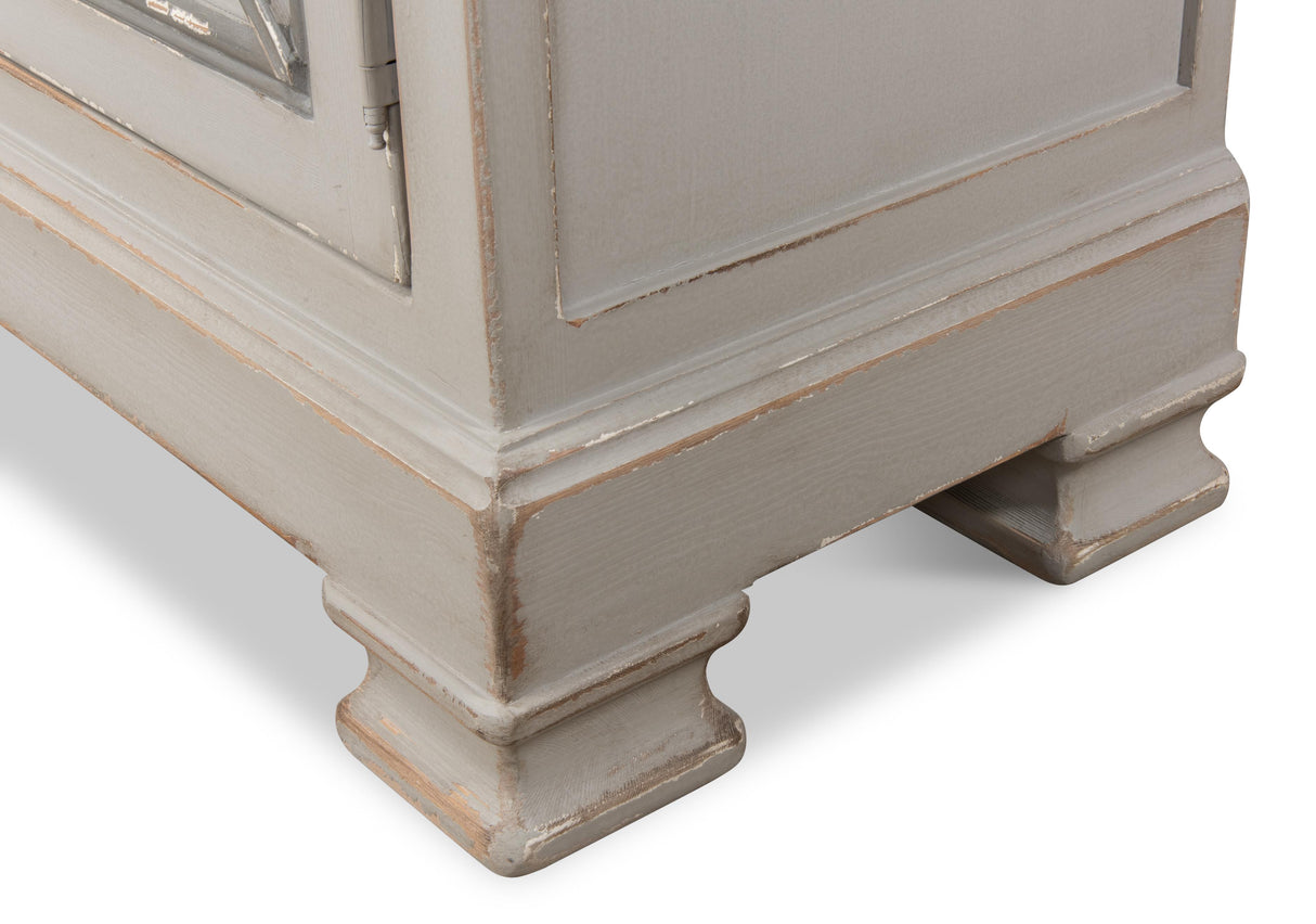 Sarreid Painted Directoire Style Cupboard