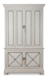 Sarreid Painted Directoire Style Cupboard