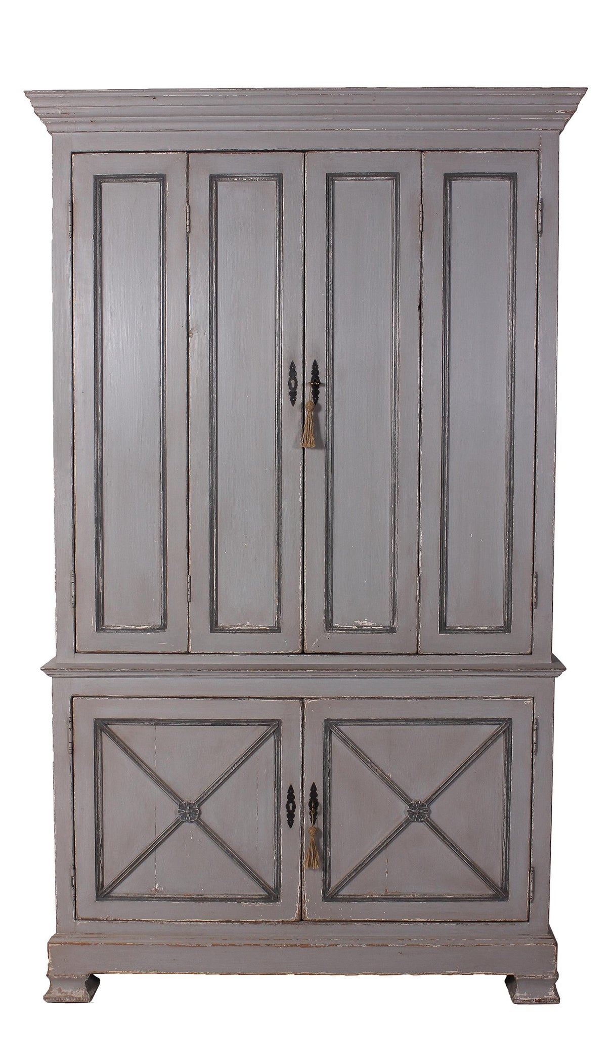 Sarreid Painted Directoire Style Cupboard