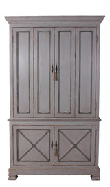 Sarreid Painted Directoire Style Cupboard