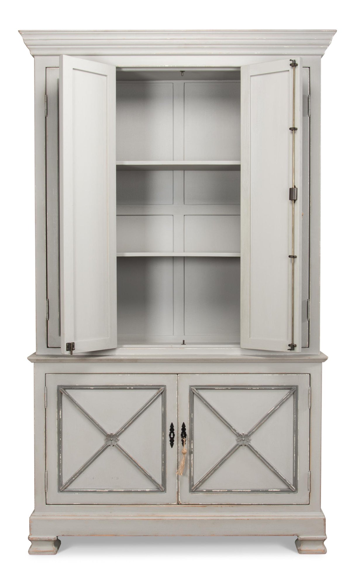 Sarreid Painted Directoire Style Cupboard