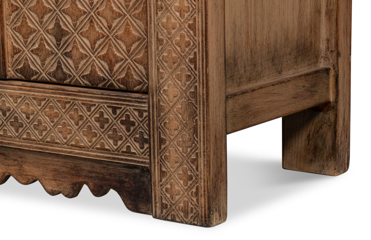 Sarreid Nader Persian Burnt Brown Sideboard