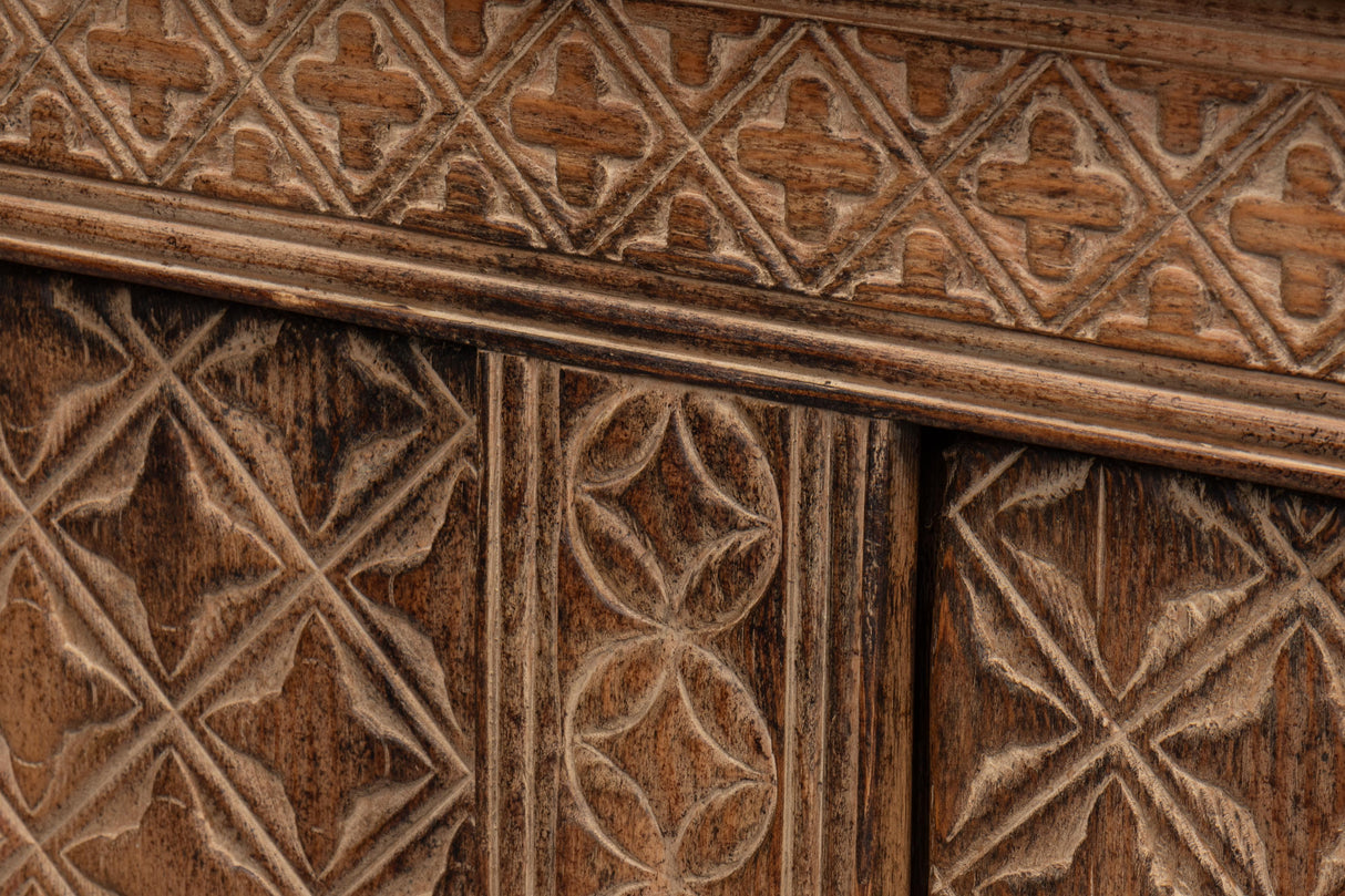 Sarreid Nader Persian Burnt Brown Sideboard