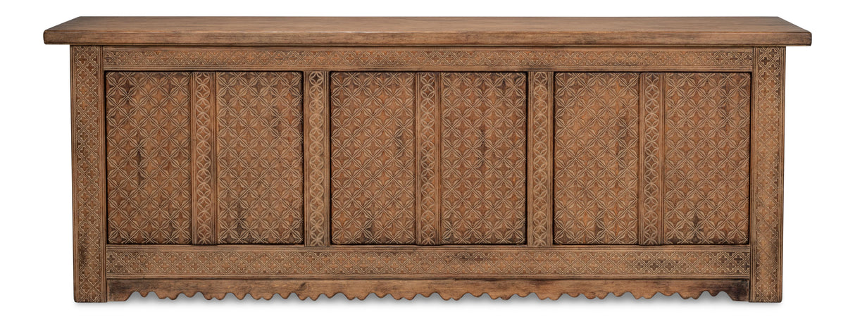 Sarreid Nader Persian Burnt Brown Sideboard