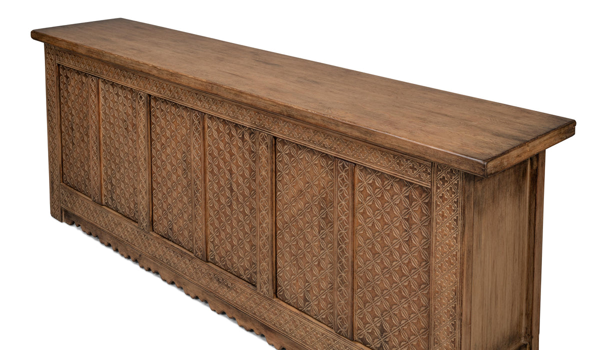 Sarreid Nader Persian Burnt Brown Sideboard