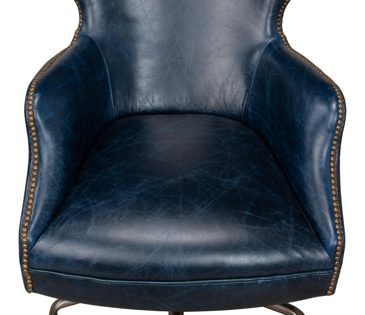 Sarreid Andrew Jackson Desk Chair  Chateau Blue