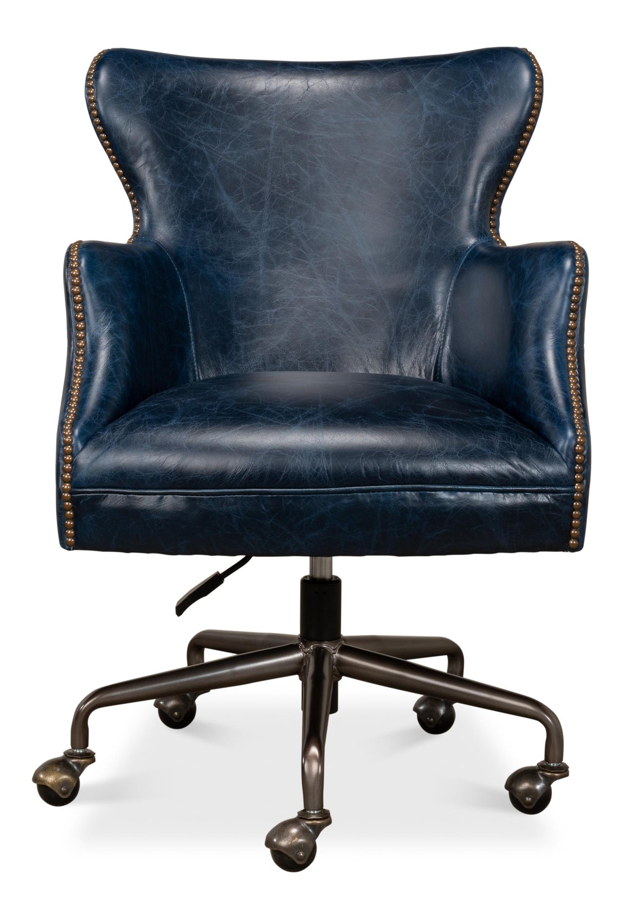 Sarreid Andrew Jackson Desk Chair  Chateau Blue