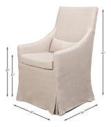 Sarreid Skirted Arm Chair