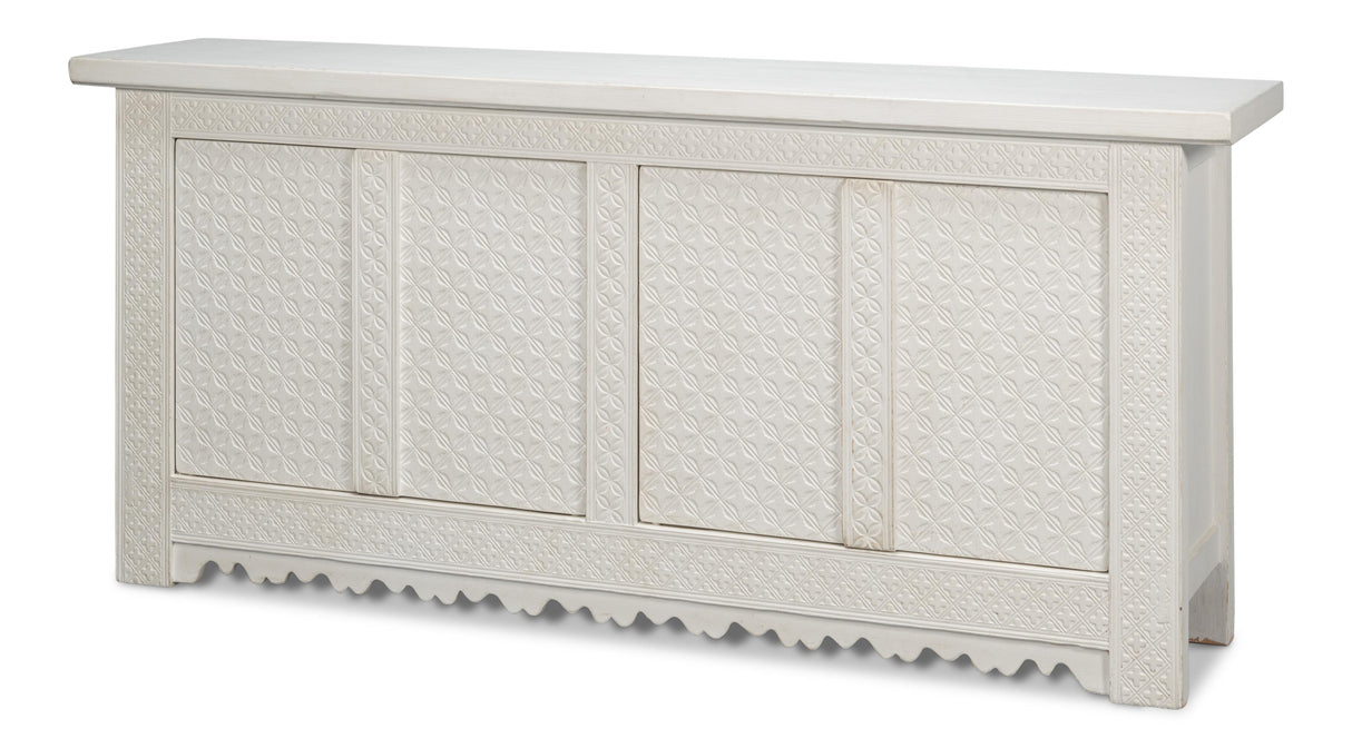 Sarreid Persian Sideboard  Antique White
