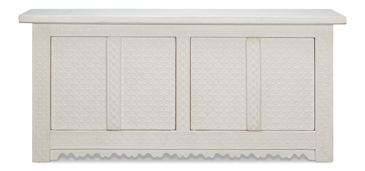 Sarreid Persian Sideboard  Antique White